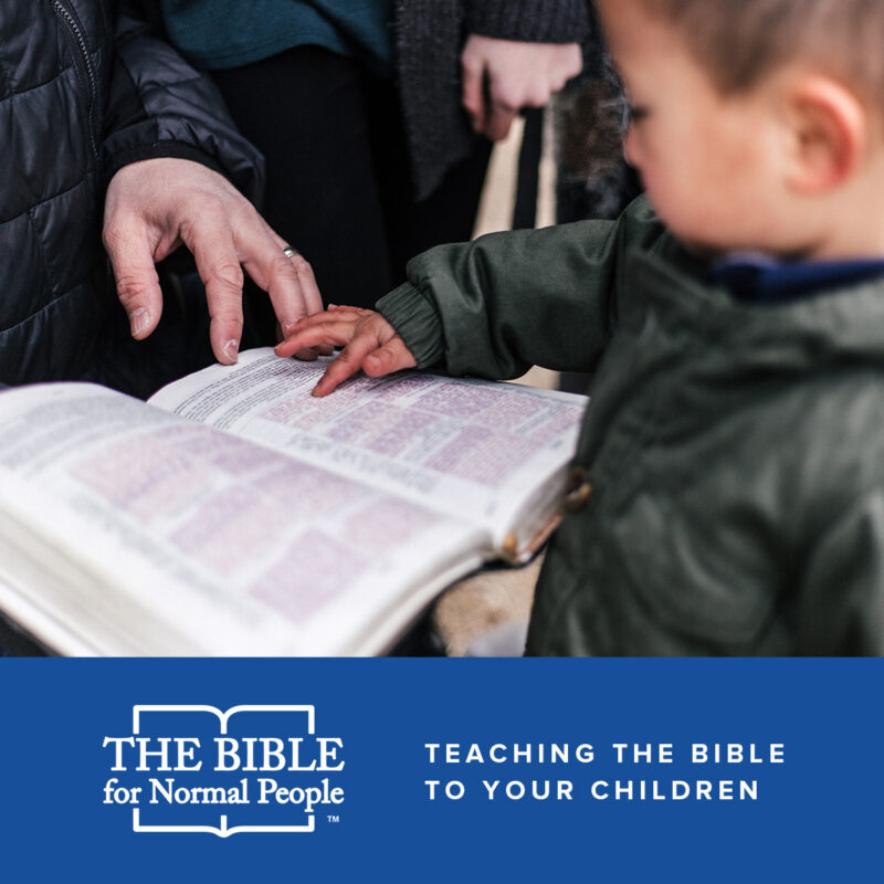 Teaching the Bible to your children with Pete Enns and Jared Byas